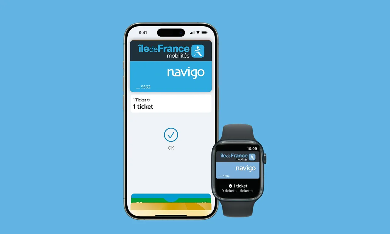Navigo 卡連結至 Apple Wallet